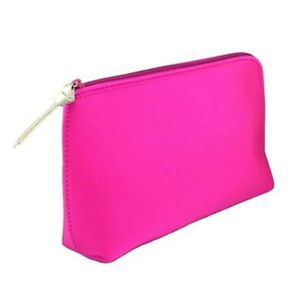 Bergdorf Goodman Makeup Cosmetic bag Hot Pink